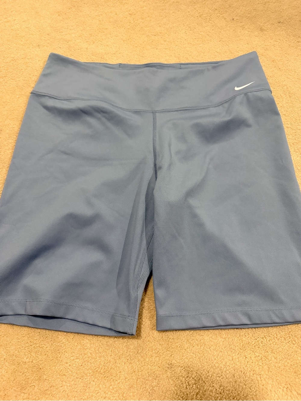 Nike Women’s Slate Blue High-Rise Athletic Bike Shorts